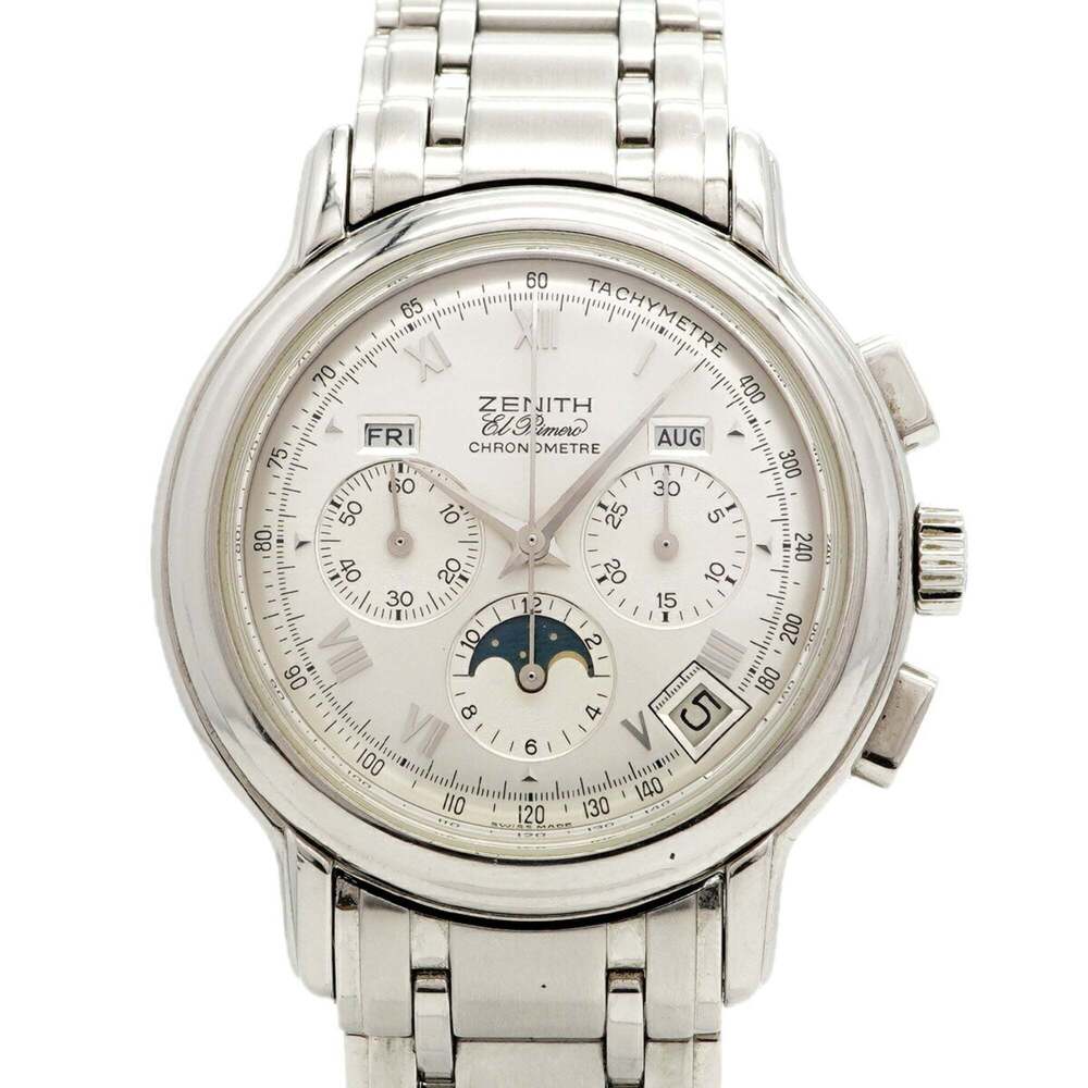 Zenith Chronomaster Triple Calendar Moonphase 02.0240.410 Silver Dial Men's W...